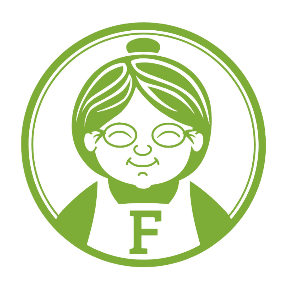 Friedas24, Oma Frieda Logo