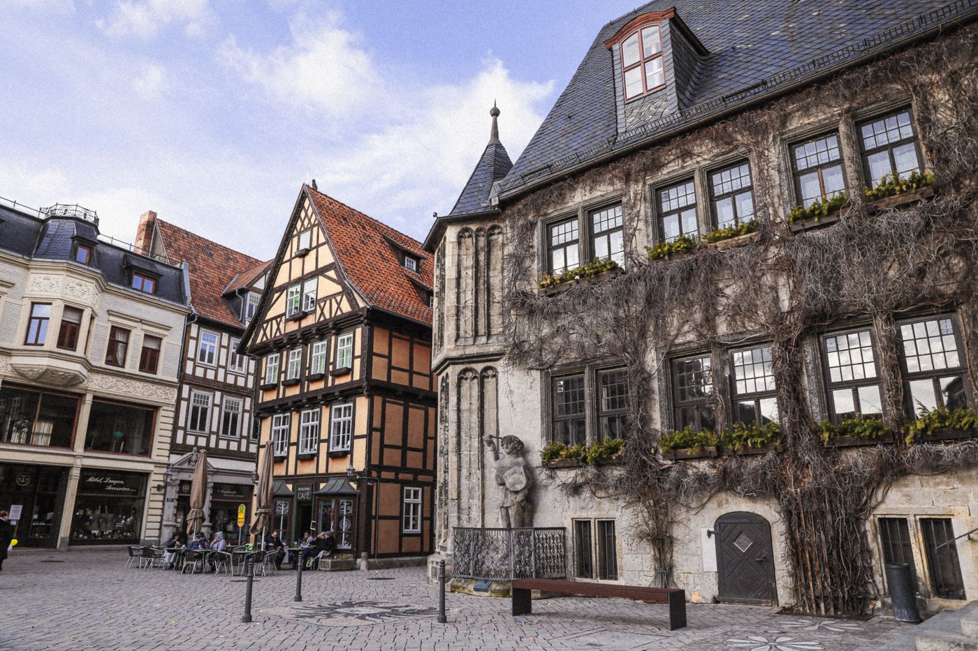 Fachwerkhäuser in Quedlinburg (Sachsen-Anhalt)