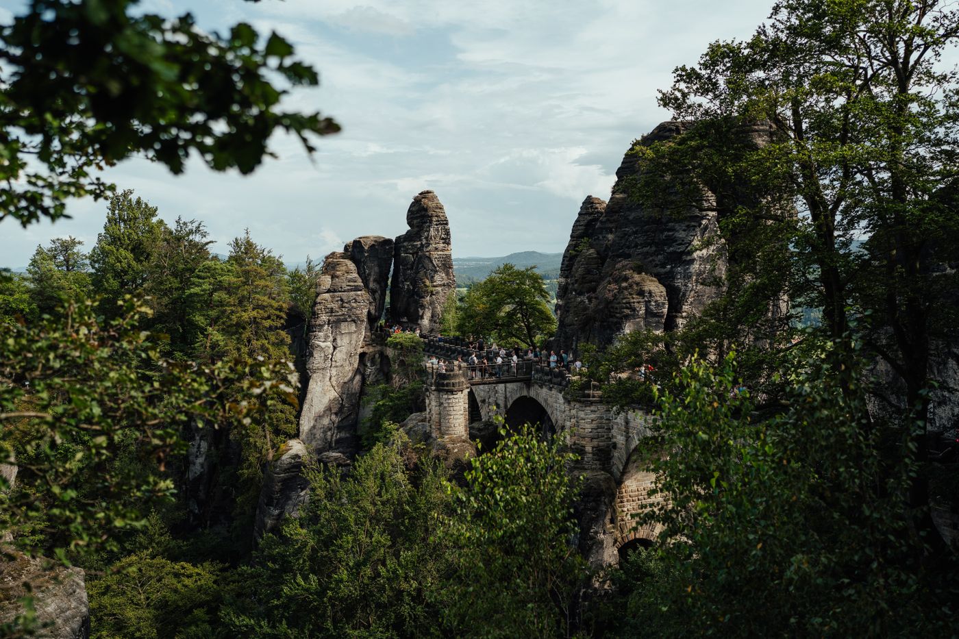 Bastei in der Sächsischen Schweiz (Sachsen)